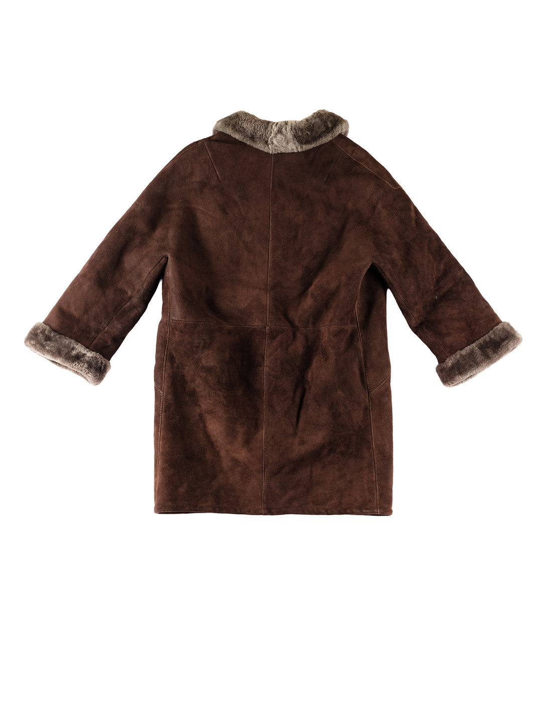 Vintage 80's Women Sheepskin Coat in BrownMN320