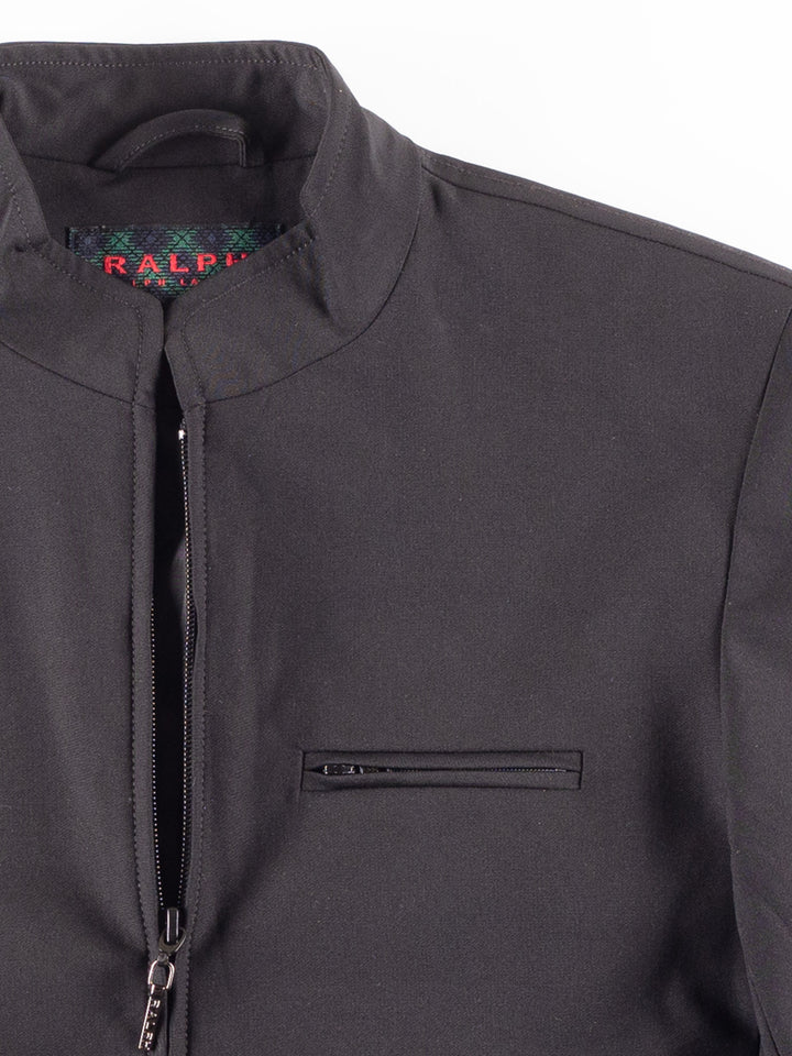 Vintage 00. gadu sieviešu Ralph Lauren jaka melnā krāsā