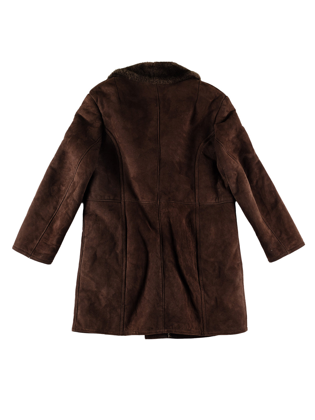 Vintage 70's Men Sheepskin Coat in BrownVN632