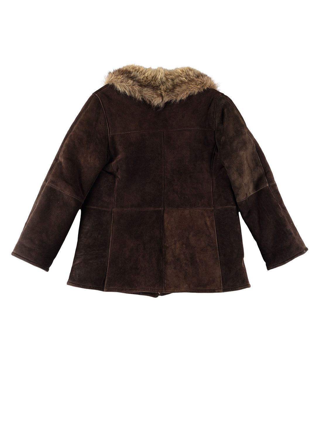 Vintage 70's Women Sheepskin Coat in BrownMN772