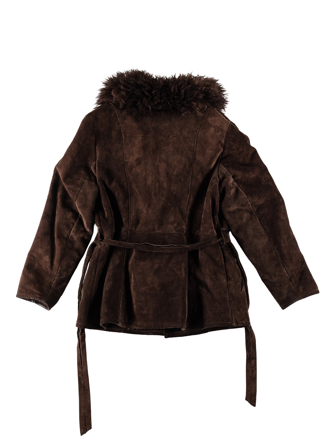 Vintage 70's Women Sheepskin Coat in BrownMN674