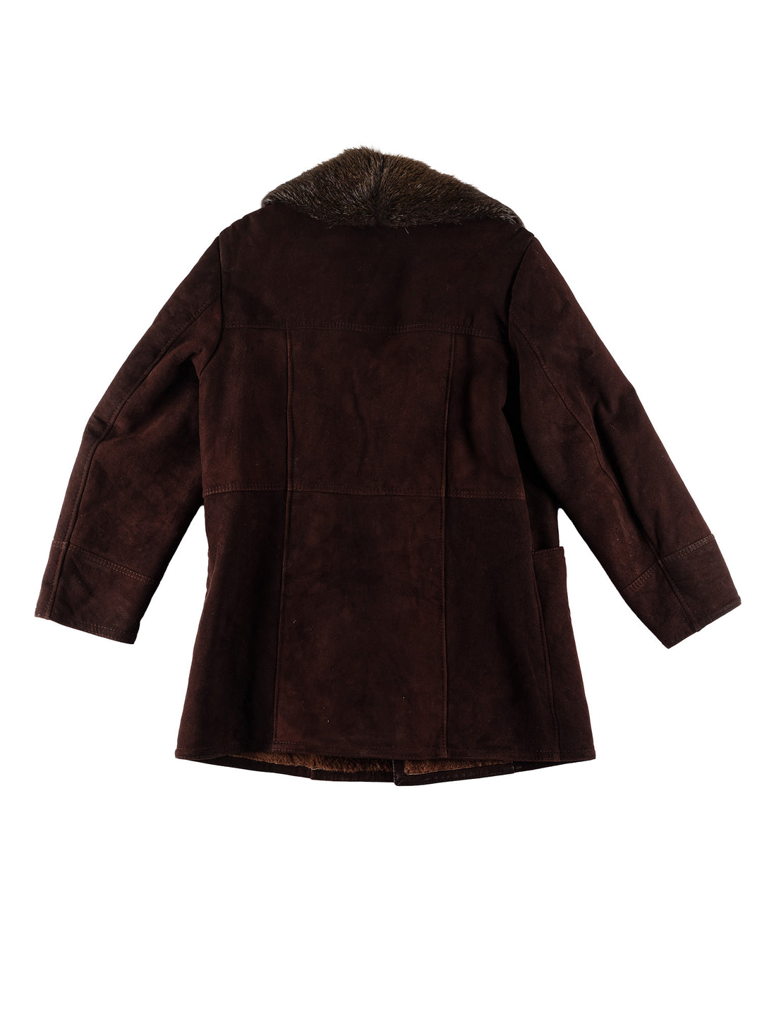 Vintage 70's Men Sheepskin Coat in BrownVN611