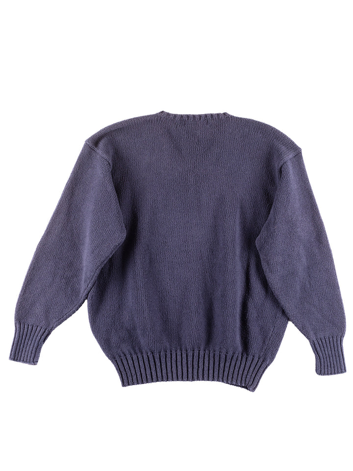 Vintage 90's Men Ralph Lauren Sweater in Blue