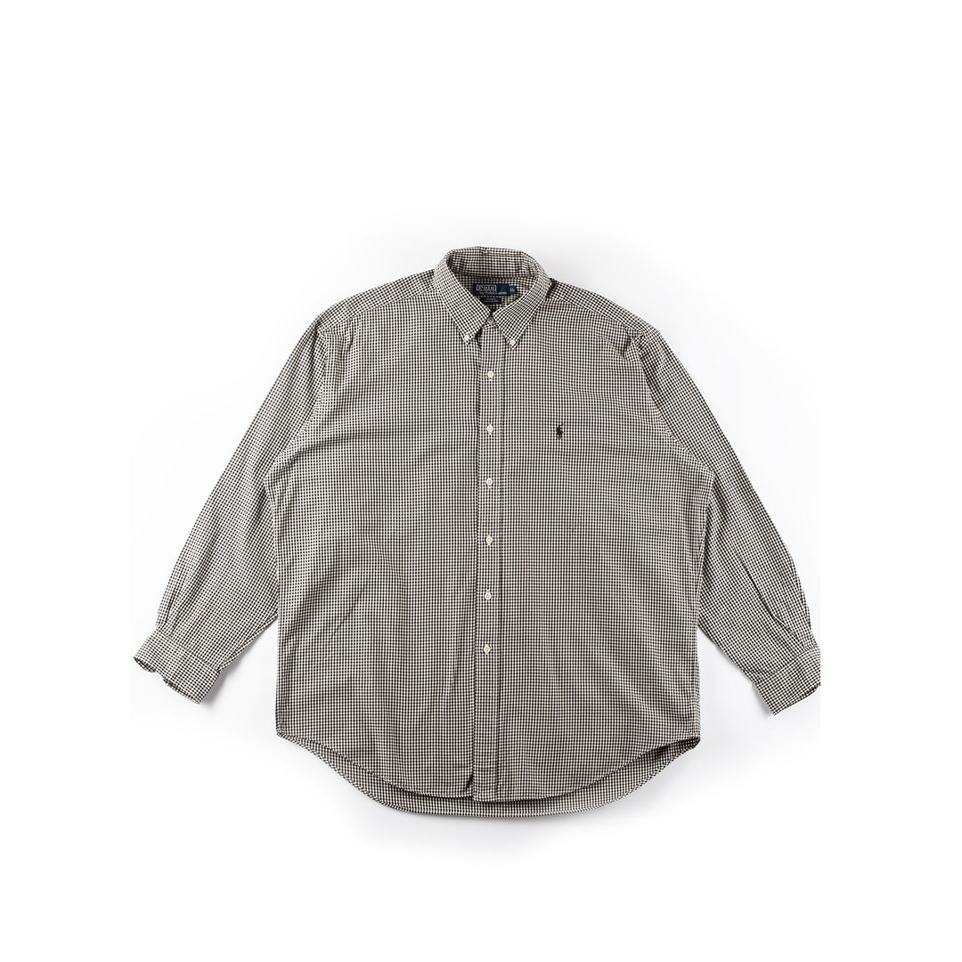 Vintage 2000. gadu vīriešu Ralph Lauren krekls melnā krāsā