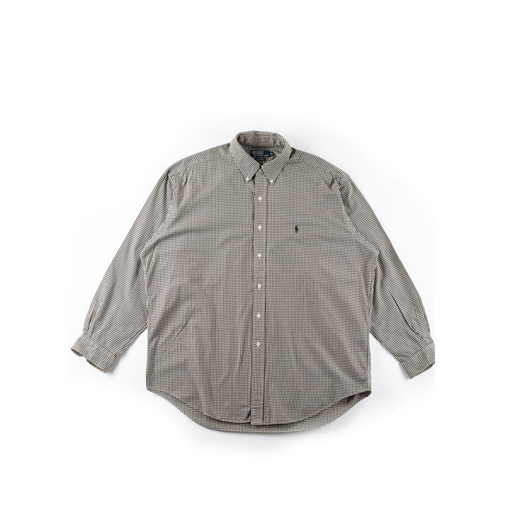 Vintage 2000. gadu vīriešu Ralph Lauren krekls melnā krāsā