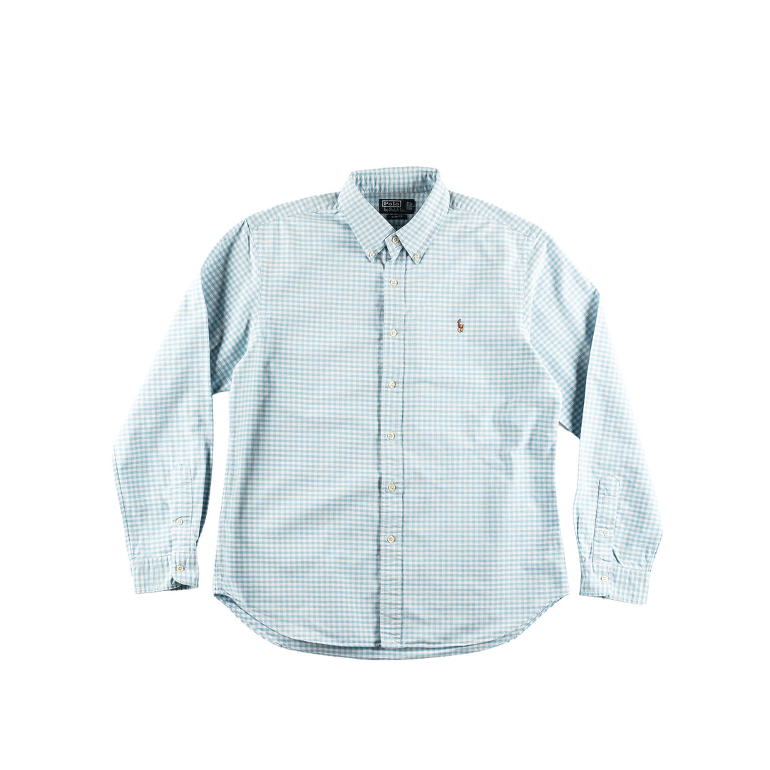 Vintage 2000. gadu vīriešu Ralph Lauren krekls zilā krāsā