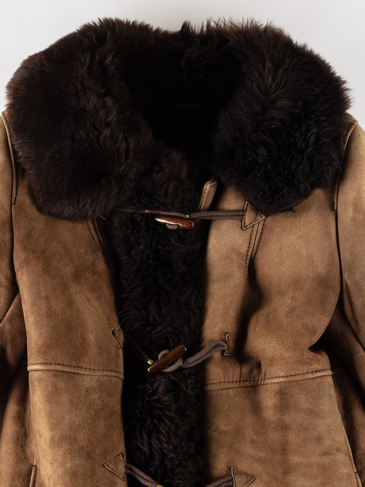 Vintage 70's Women Sheepskin Coat in MN732