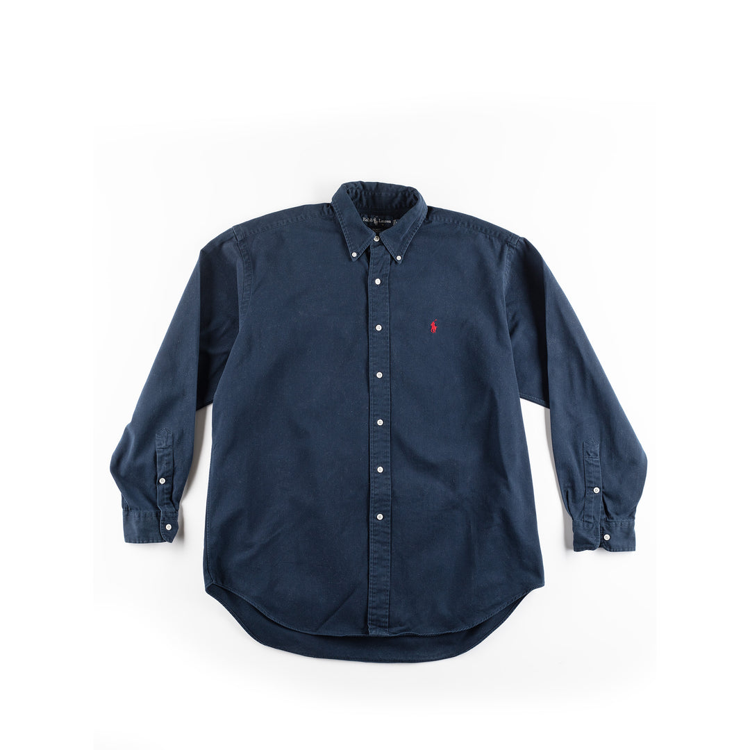 Vintage 2000. gadu vīriešu Ralph Lauren krekls zilā krāsā