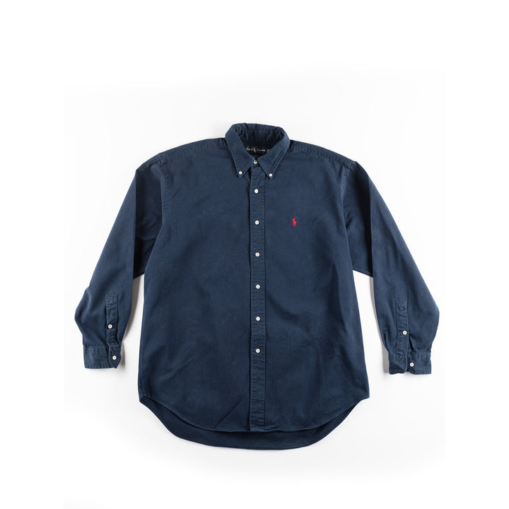 Vintage 2000. gadu vīriešu Ralph Lauren krekls zilā krāsā