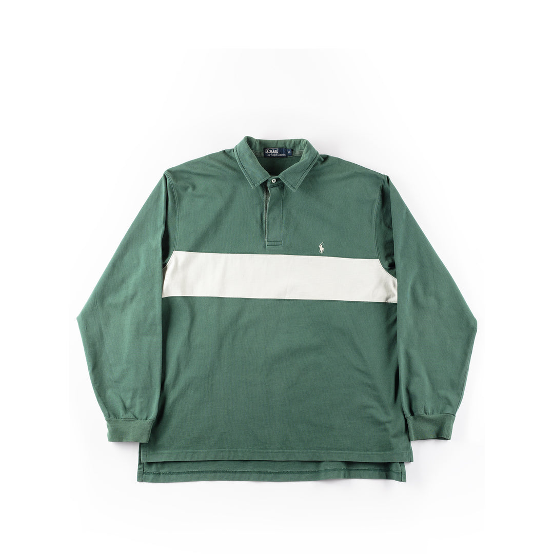 Vintage 90. gadu vīriešu Ralph Lauren regbija krekls