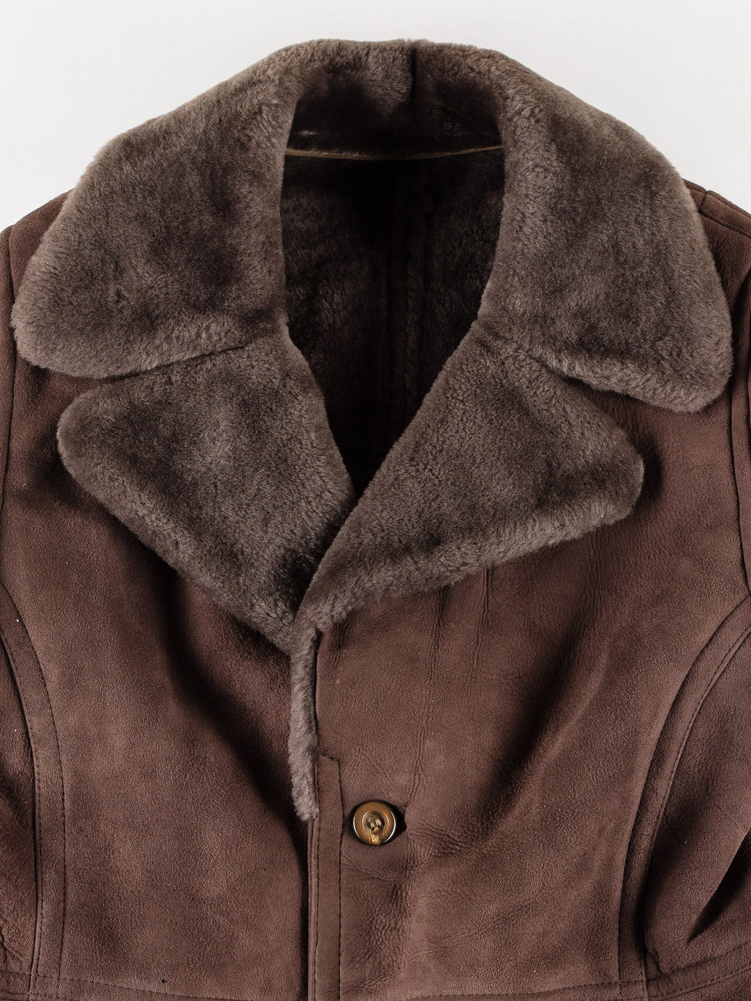 Vintage 80's Men Sheepskin Coat in VN711