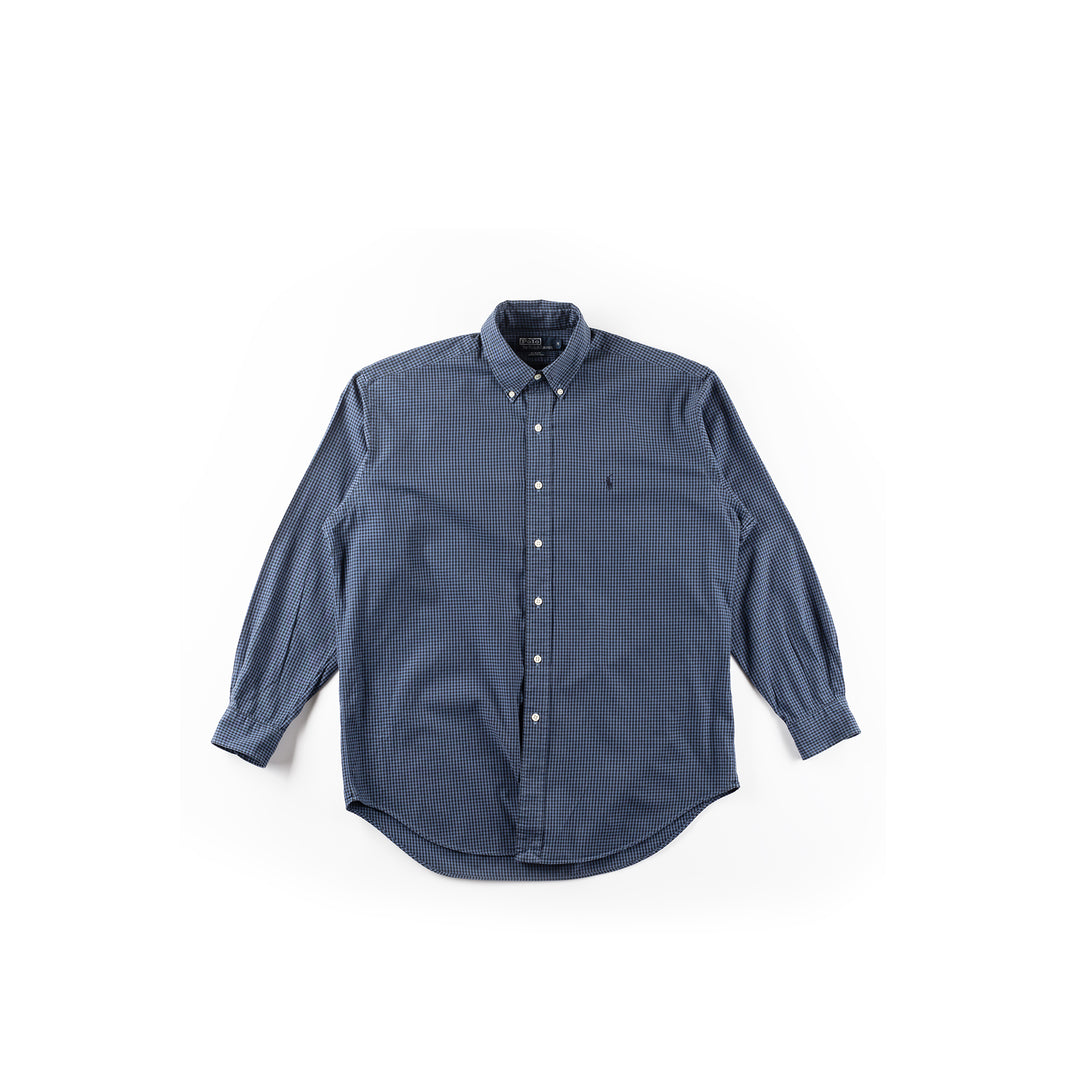 Vintage 2000. gadu vīriešu Ralph Lauren krekls zilā krāsā