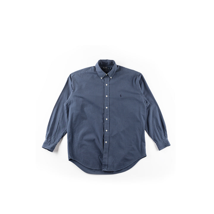 Vintage 2000. gadu vīriešu Ralph Lauren krekls zilā krāsā