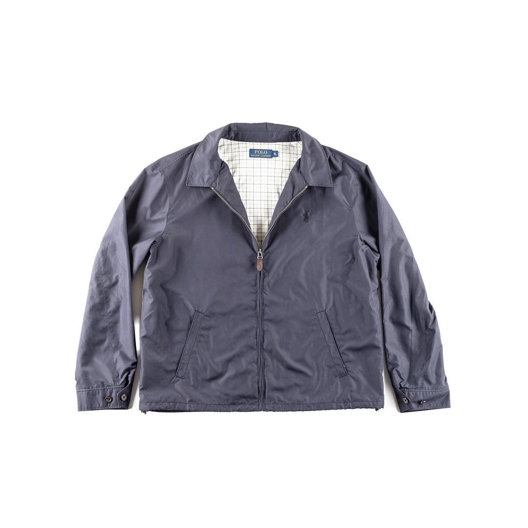 Vintage 00. gadu vīriešu Ralph Lauren neilona jaka zilā krāsā