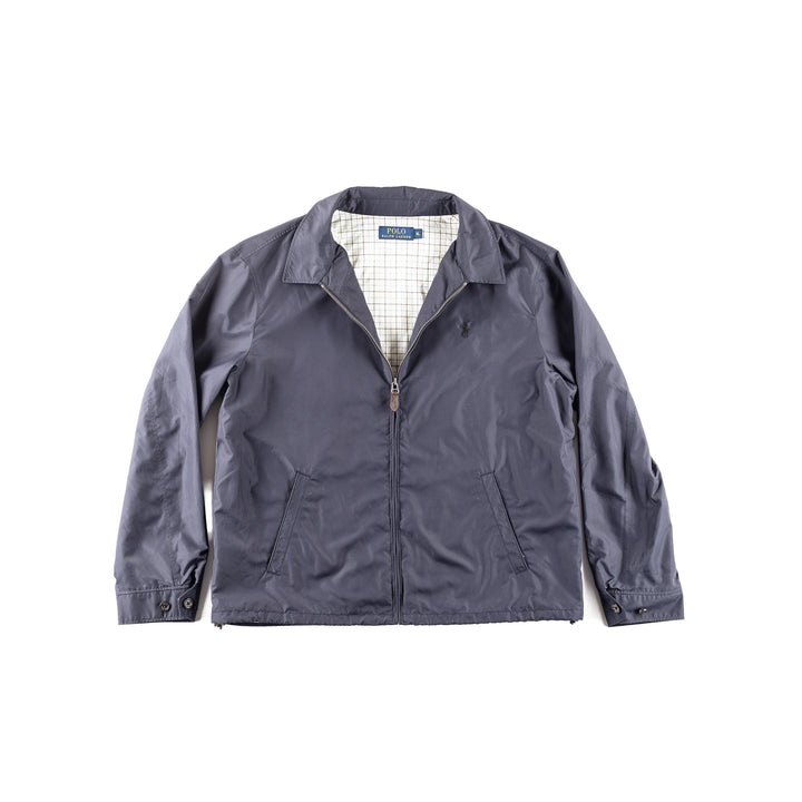 Vintage 00. gadu vīriešu Ralph Lauren neilona jaka zilā krāsā