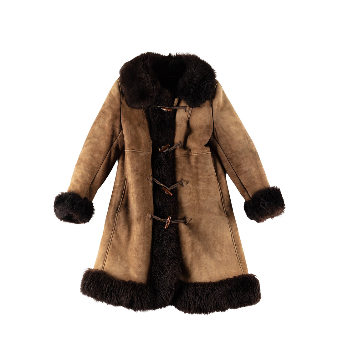 Vintage 70's Women Sheepskin Coat in MN732