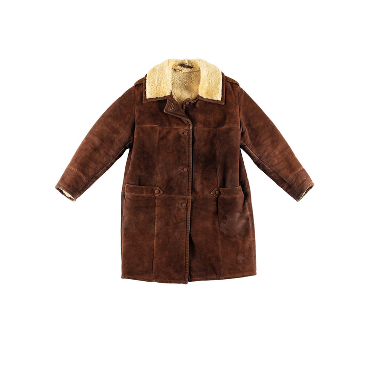 Vintage 80's Women Coat in BrownMN420
