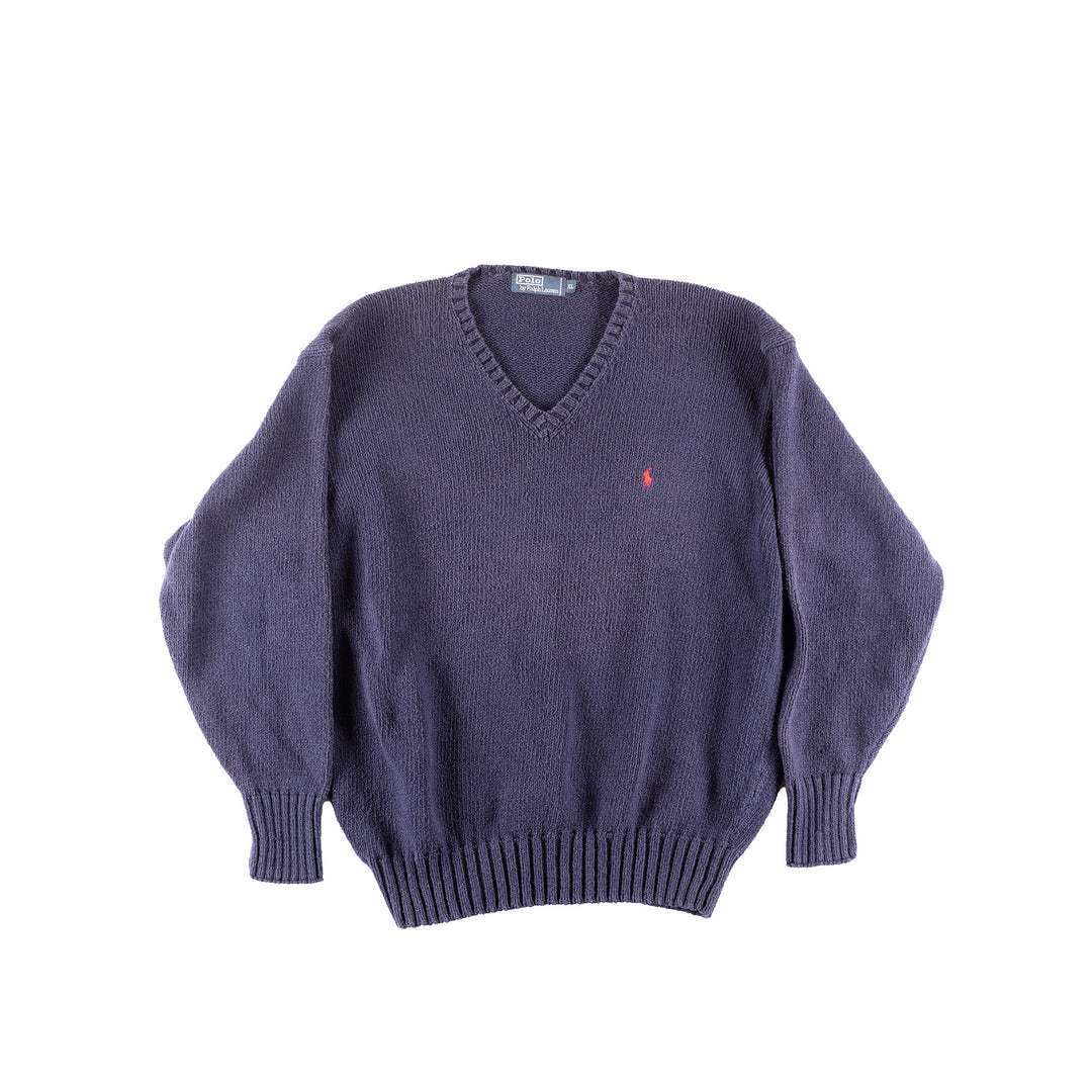 Vintage 90's Men Ralph Lauren Sweater in Blue