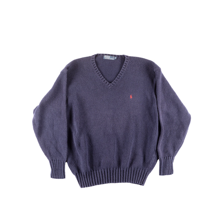 Vintage 90's Men Ralph Lauren Sweater in Blue