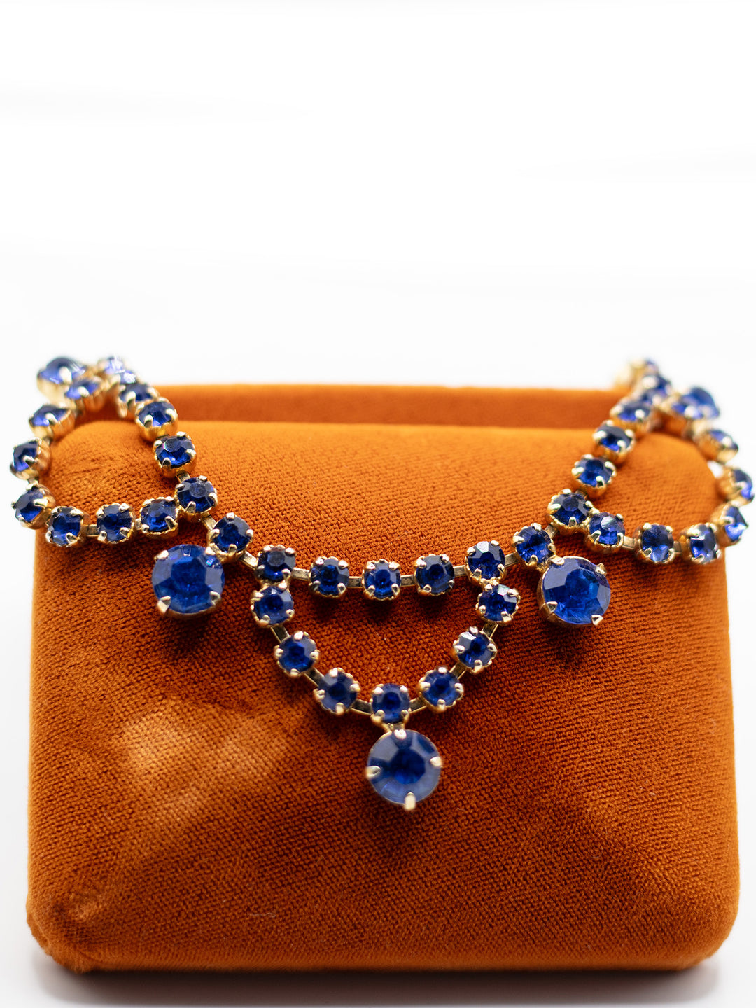 Vintage 50's Necklace in Blue