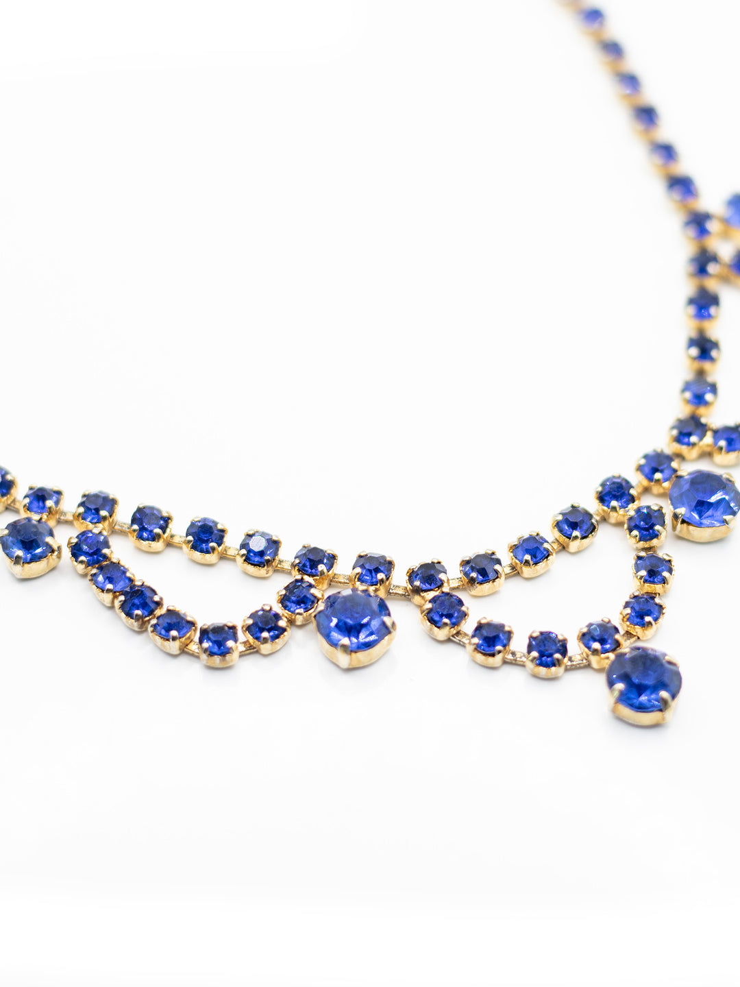 Vintage 50's Necklace in Blue