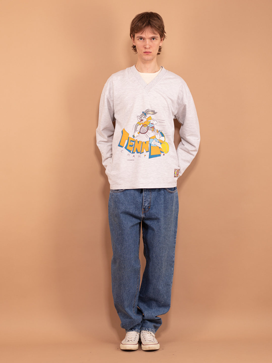 Vintage 90. gadu džemperis ar Looney Tunes apdruku - NorthernGrip