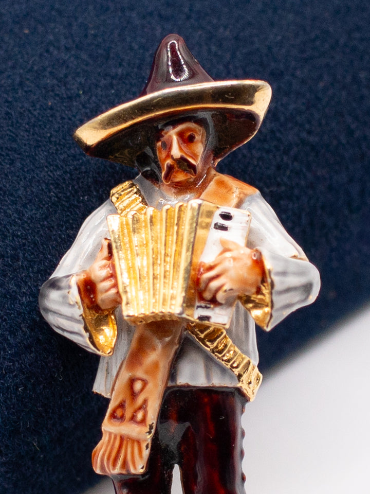 Vintage 70's Brooch in Gold