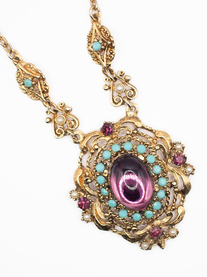 Vintage Florenza kaklarota Holivudas stils, 50. gadi vintage