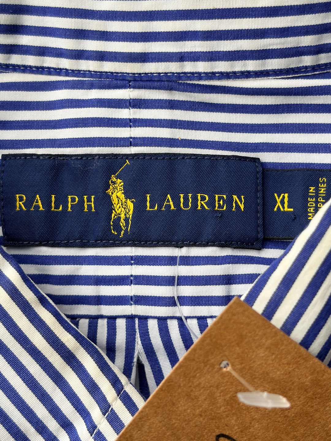Vintage 90. gadu vīriešu Ralph Lauren krekls zilā krāsā