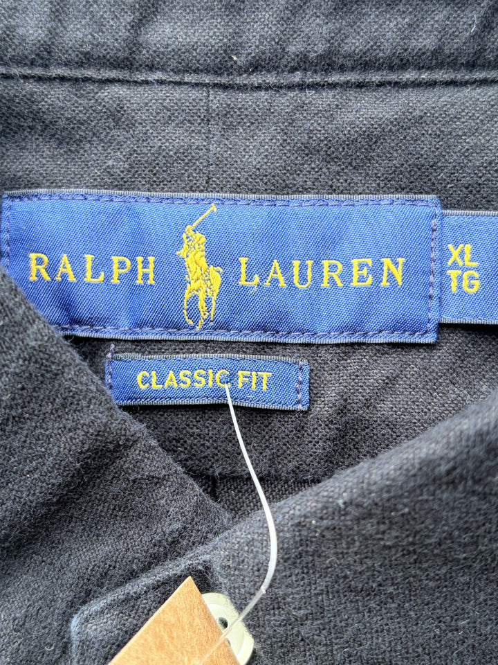 Vintage 90's Men Ralph Lauren Shirt in Black