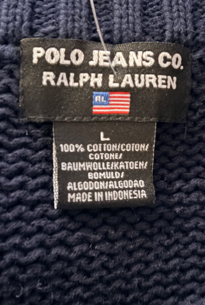 Vintage 90's Men Ralph Lauren Sweater in Blue