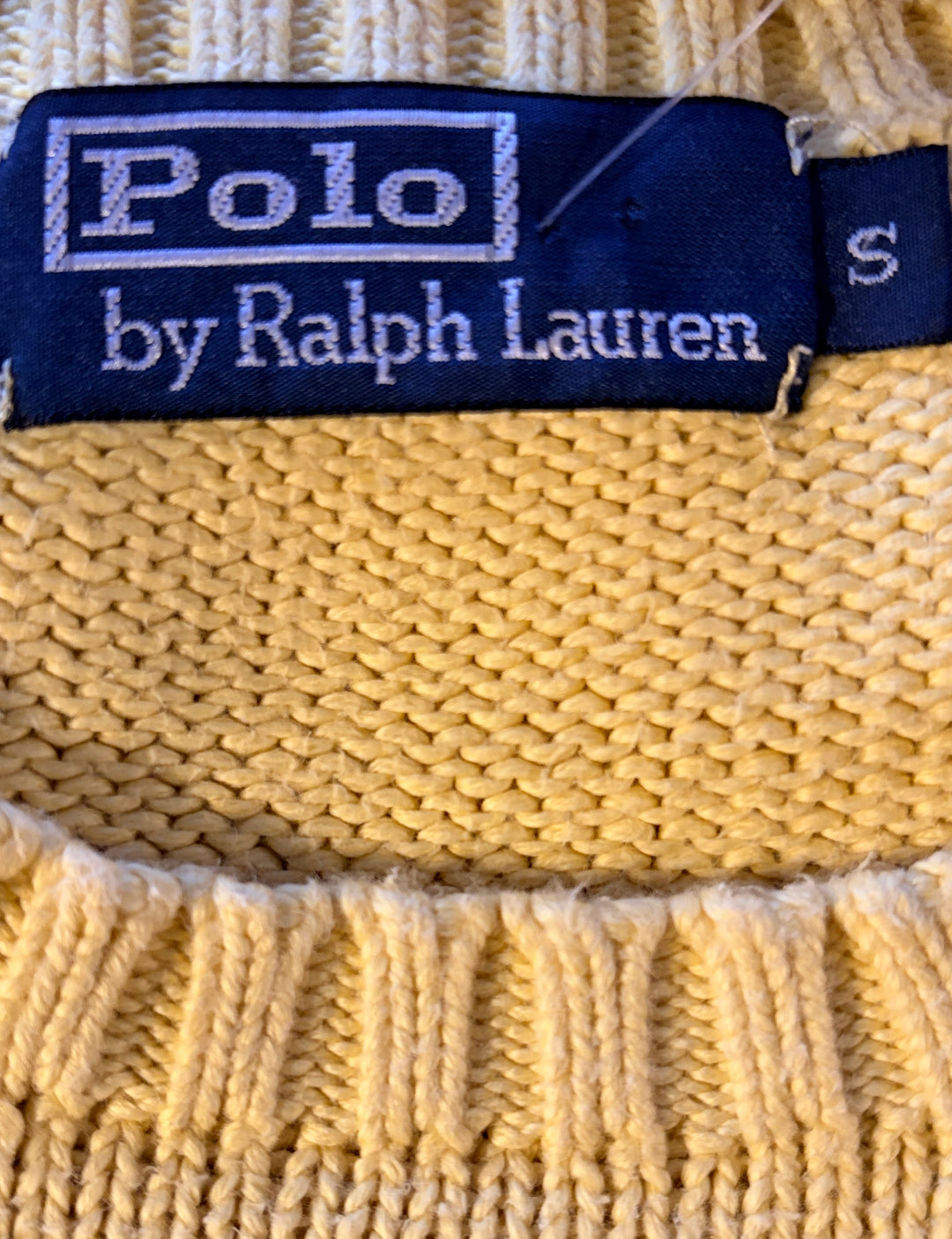 Vintage 00's Men Ralph Lauren Sweater in Yellow