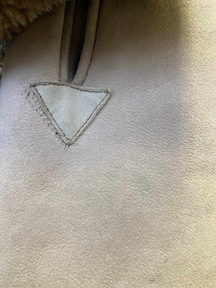 Vintage 70's Women Sheepskin Coat in BeigeV8478