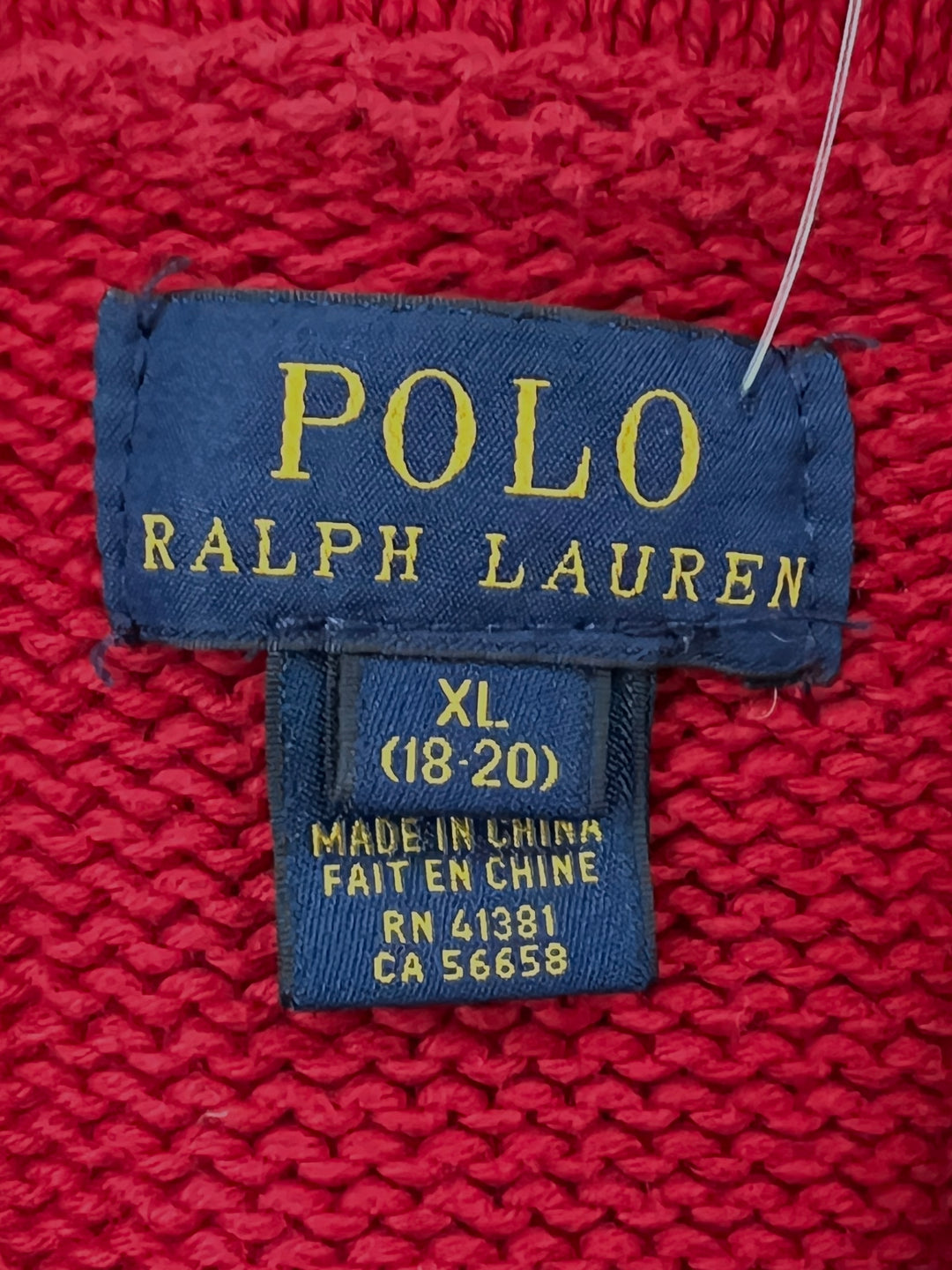 Vintage 00's Men Ralph Lauren Sweater in Red