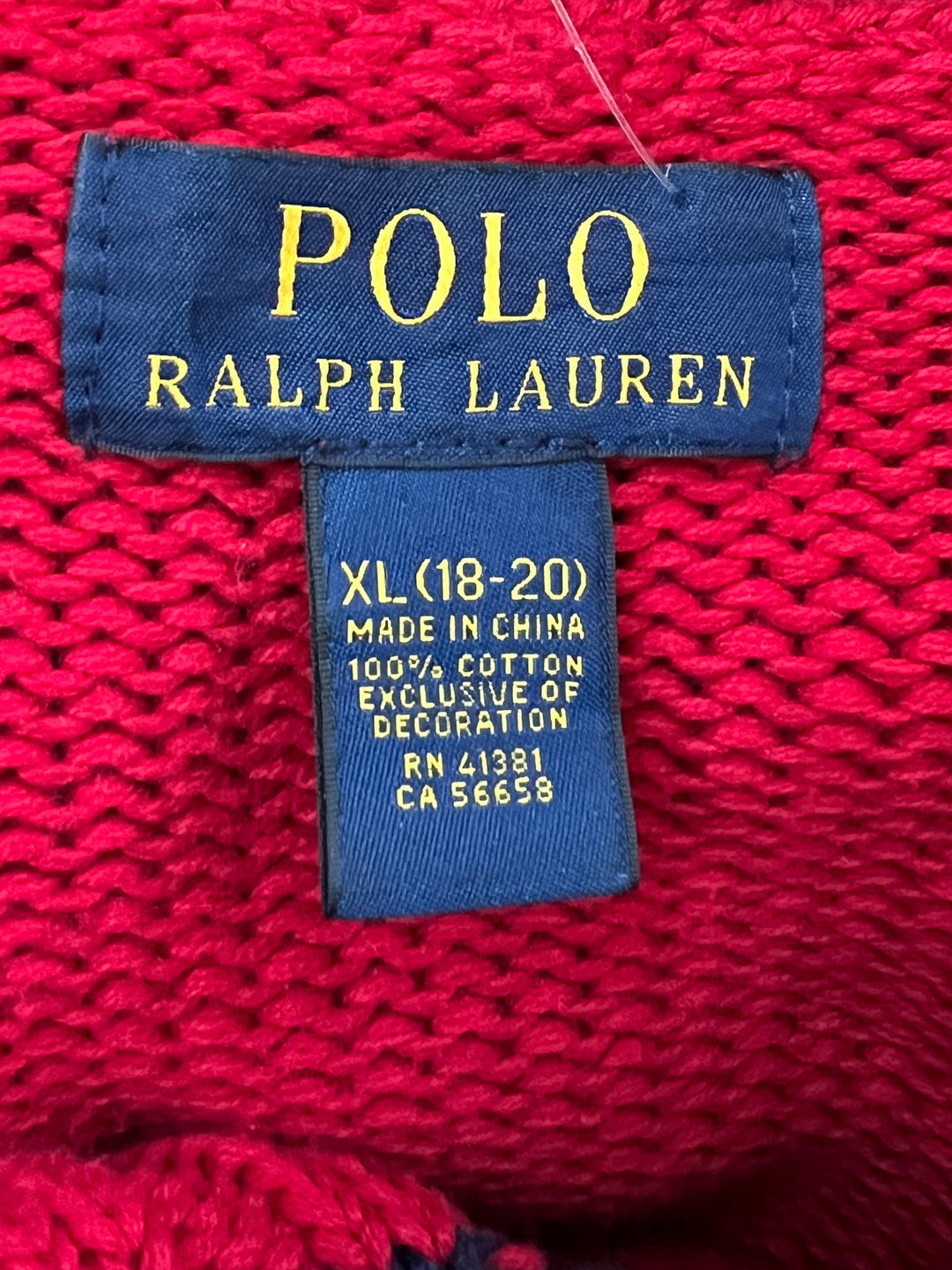 Vintage 00's Men Ralph Lauren Sweater in Red