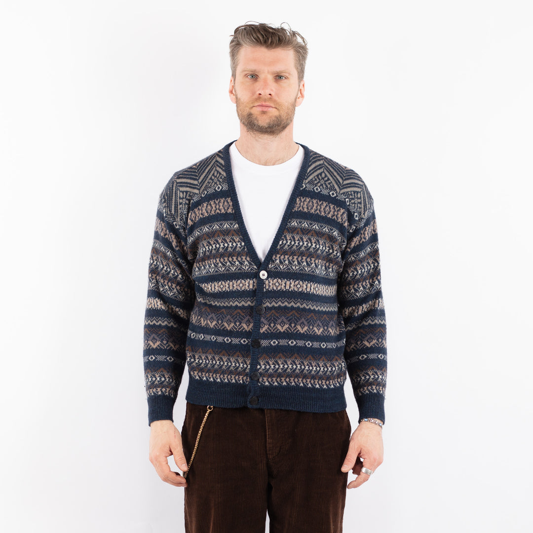 Vintage 90's Men Cardigan in BlueZ1641