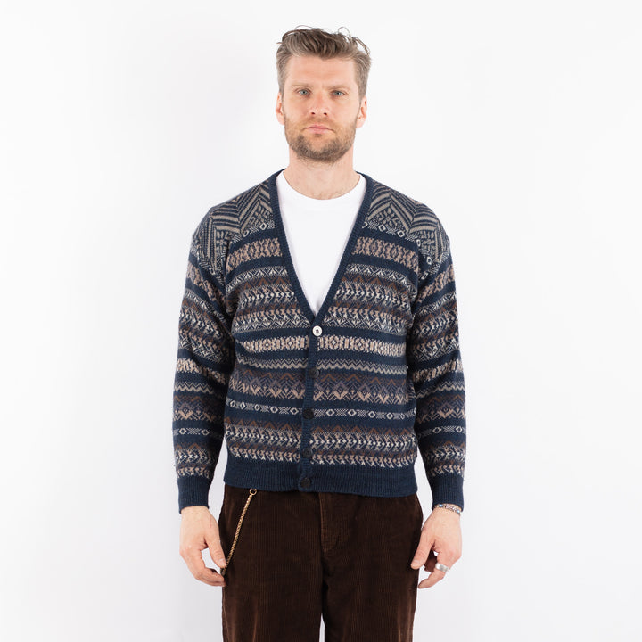Vintage 90's Men Cardigan in BlueZ1641