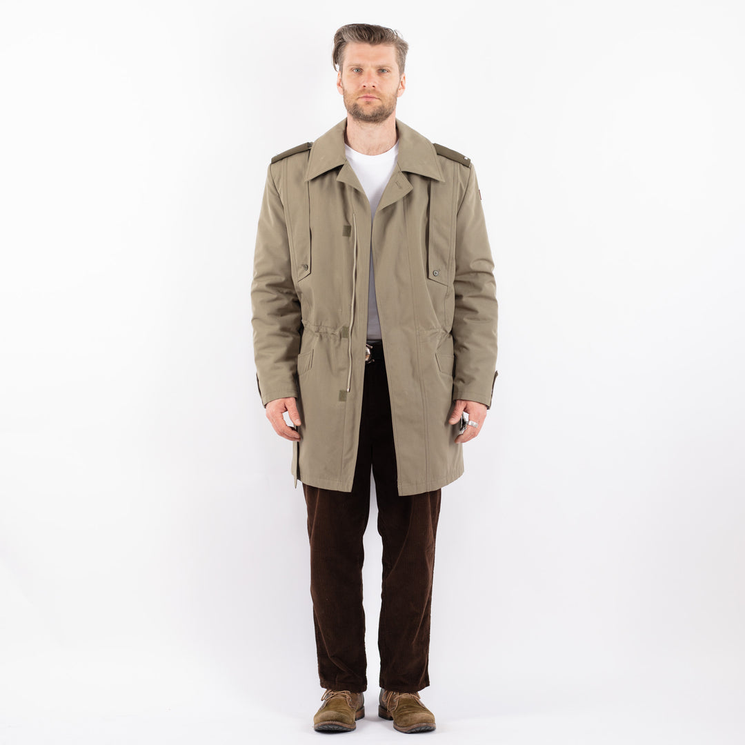 Vintage 80's Men Trench Coat in BeigeZ1651