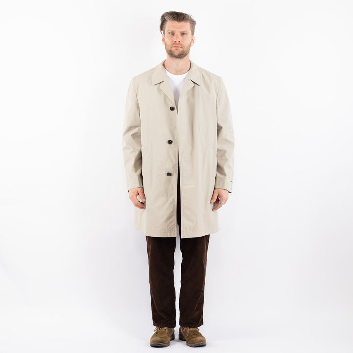 Vintage 70's Men Mac Coat in BeigeZ1652