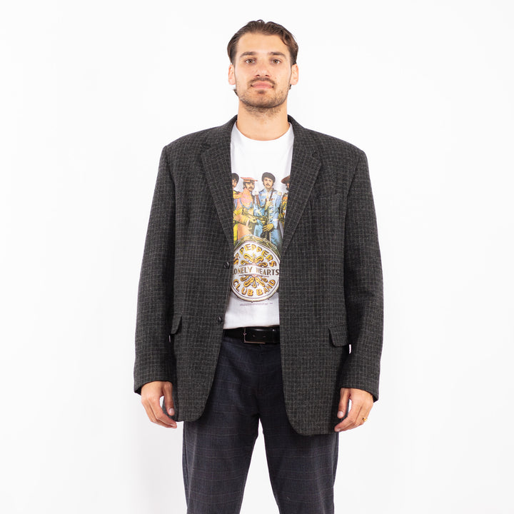 Vintage 90. gadu vīriešu Calvin Klein vilnas žaketes pelēkā krāsā