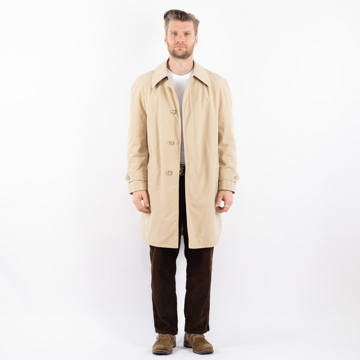 Vintage 70's Men Mac Coat in BeigeZ1662