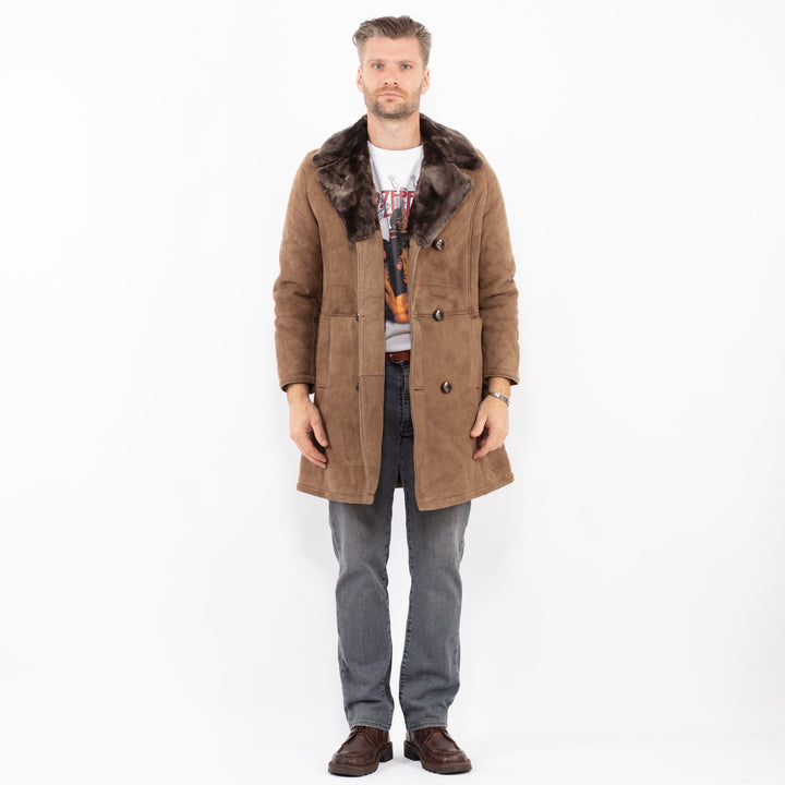 Vintage 70's Men Sheepskin in BeigeZ2092
