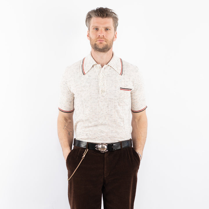 Vintage 80. gadu vīriešu polo krekls