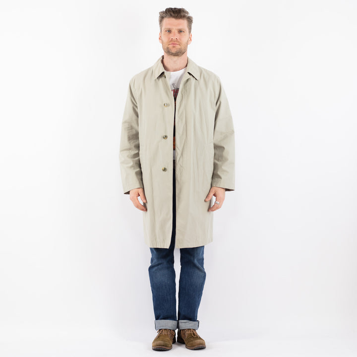 Vintage 00's Men Mac Coat in BeigeZ1503
