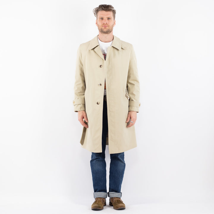 Vintage 70's Men Trench Coat in BeigeZ1504