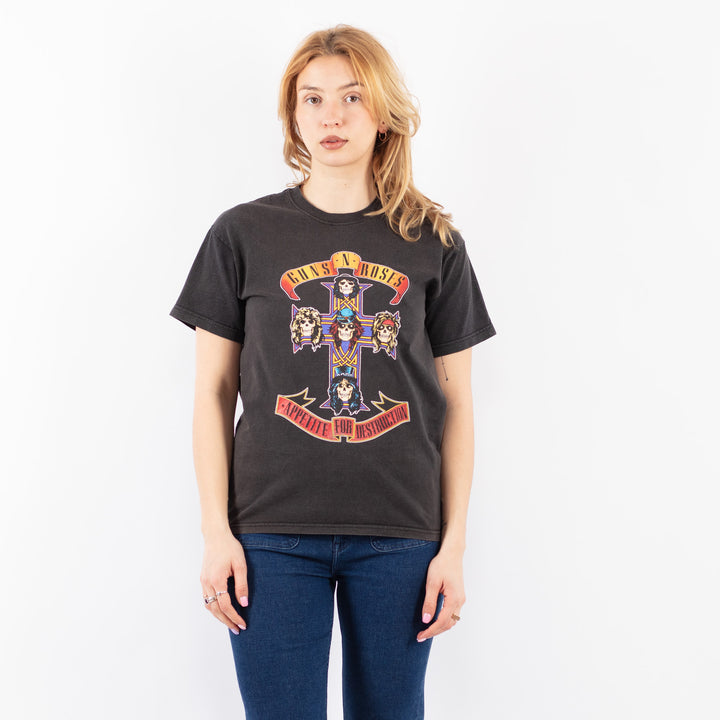Vintage 00. gadu vīriešu Metallica T-krekls ar apdruku melnā krāsā