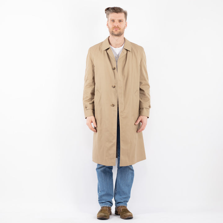 Vintage 70's Men Mac Coat in BeigeZ1473