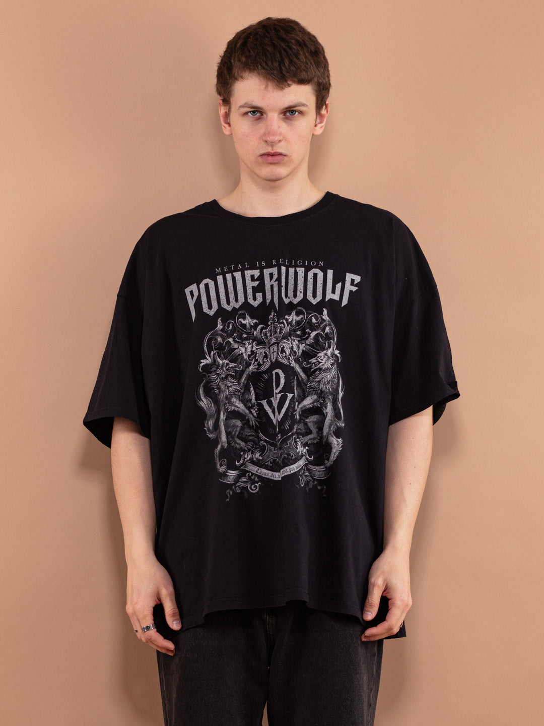Vintage 00's Men T-shirt with Metal print - NorthernGrip