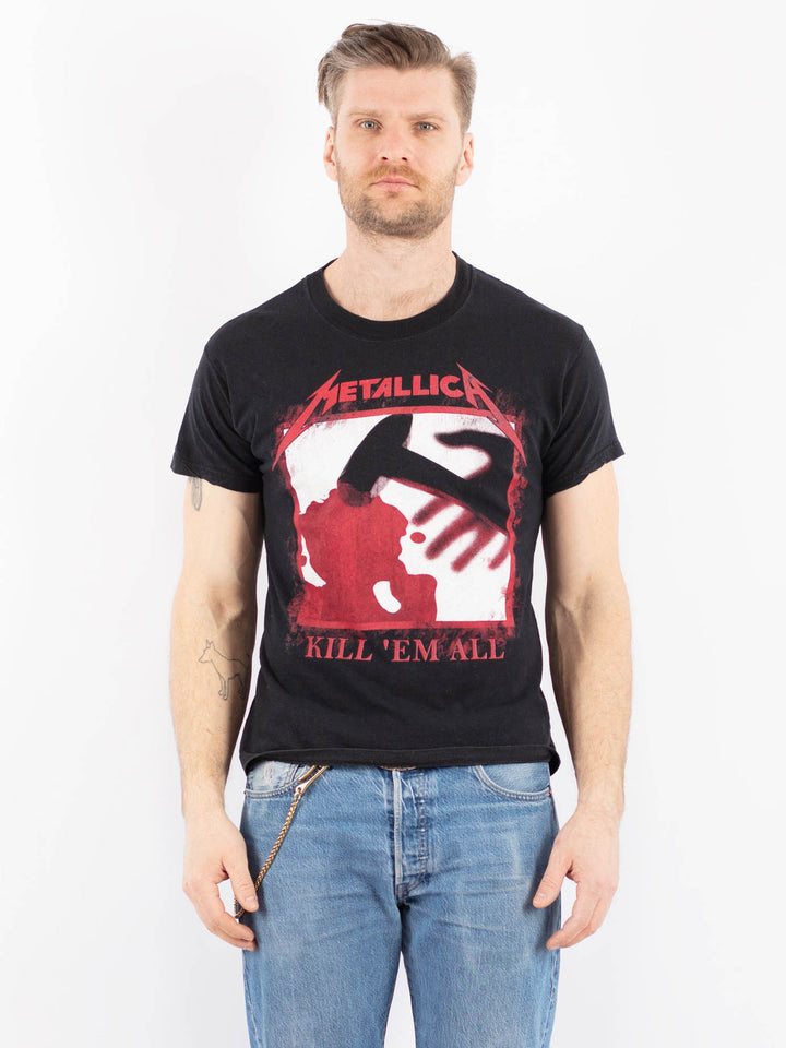 Vintage 00's Men T-Shirt in BlackZ1349