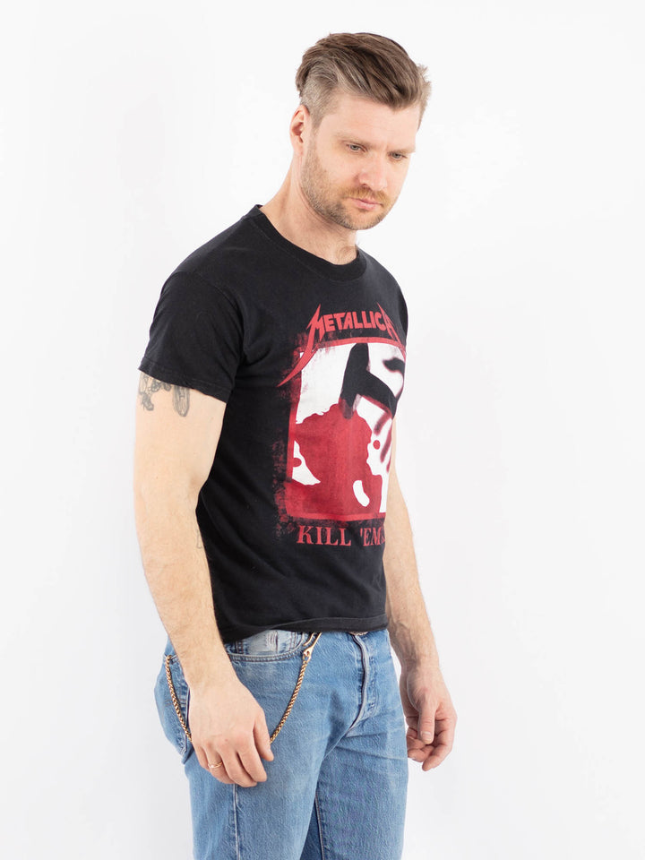 Vintage 00's Men T-Shirt in BlackZ1349